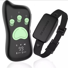 Dr.Trainer Dr. Trainer T1s Dog Shock/Bark Smart Training Collar with Remote IPX7