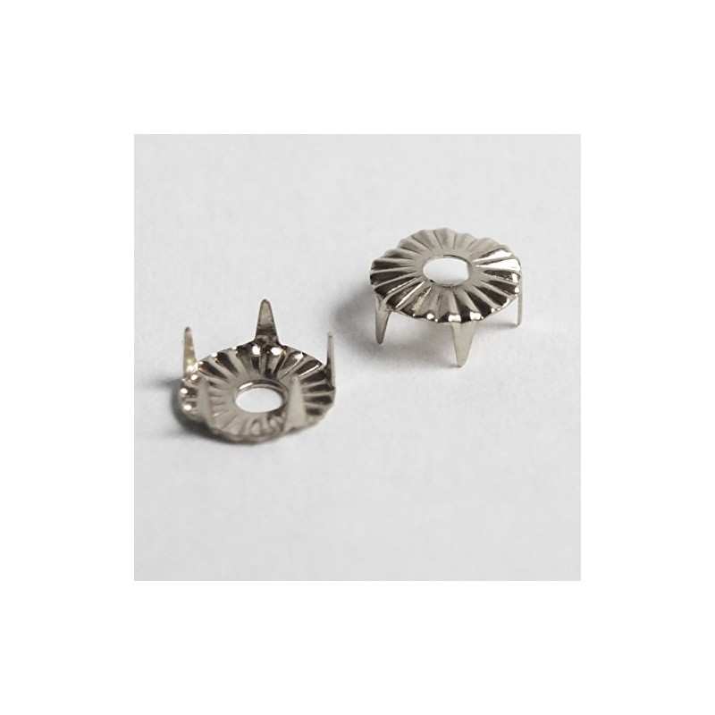 Rhinestone Settings Prong ss30 (6.5mm) Hand or Tool Set Silvertone