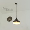 Loft Pendant Light Metal in Brown/Gold Pendant Light Diameter 26