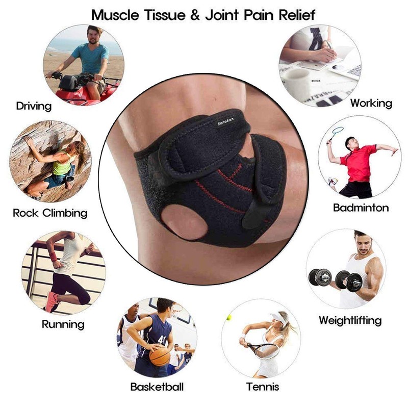 Senston Elbow Brace Adjustable Breathable Neoprene Elbow Support Arm Wrap