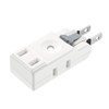 Sanwa Supply TAP-B57W Power Tap, 3 Outlets, 2 Pins, Easy