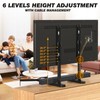 Rfiver Universal Table Top TV Stand Base Height Adjustable for
