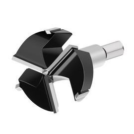 hsawbit 75mm forstner drill bit, Triple-Flute Carbide Tipped Forstner Bit Hole Cutter for Hard Wood, Woodworking Hinge Cutter Hinge Drill Bit