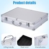 SUPVOX Aluminum Toolbox Lockable Storage Case for Tools Electronics and