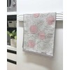 Imabari Towels, Taoyaka Flower Pattern, Bath Towels, Certified 2 Piece