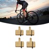 4 Pair Bike Brake Pads with Installation Tools Metal Reliable
