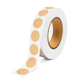 WANSTE 1/2 Inch Small Round Kraft Paper Sticker Dots,1000 Pcs Circle Color Coding Labels Sticker Roll in Dispenser Box for Home,Office, Student Classroom Tiny Dot Label