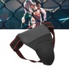 Boxing Groin Protector, Breathable Athletic Cup with Elastic Straps, Reduce