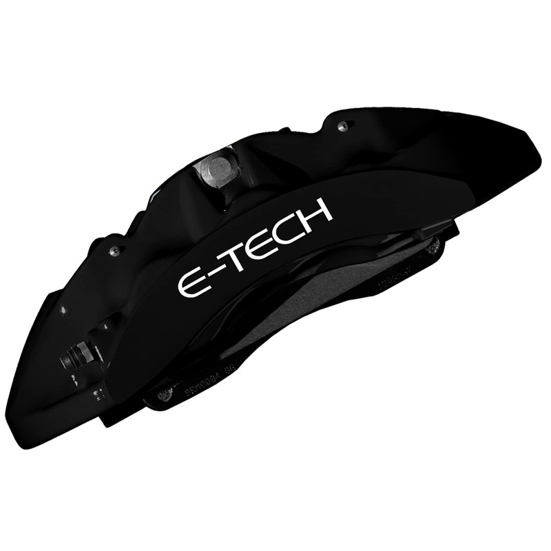 E-TECH EBCP-BK Quality Black Car Engine Bay Block Valve Cover