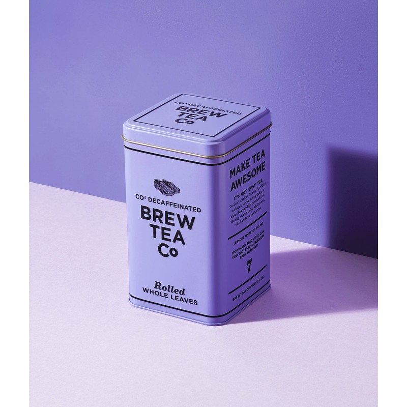 Brew Tea Co - CO2 Decaffeinated Tea in Classic Tin