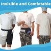 Catheter Leg Bag Holder with Large Pocket, Invisible, Easy to