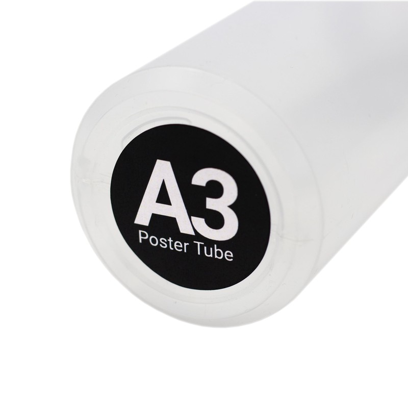 WestonBoxes Storage Tube for Posters, Prints, Drawings & Artwork, Clear