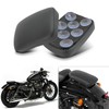 JMTBNO Black Universal Motorcycle Pillion Passenger Pad Seat Leather Pillion