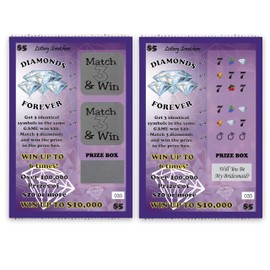 My Scratch Offs Will You Be My Bridesmaid? Purple Lottery Scratcher Cards - 5 Pack Scratch Off Tickets are Perfect for Wedding Party and Bridal Shower