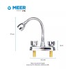 CNX Mezcladora Mini Con Cuello Flexible Para Lavabo