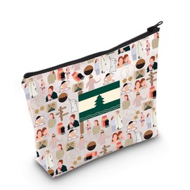 WZMPA Funny Hallie Parker Makeup Annie James Fans Gift Nick & Elizabeth Couple Zipper Travel Bag TPT Movie Merchandise (mess hall)