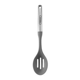 Farberware Professional Stainless Steel Soft Slotted Spoon, 13.58-Inch, Gray
