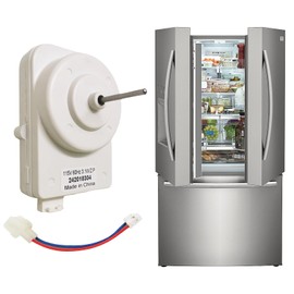 242018304 242018301 Refrigerator Condenser Fan Motor Replace 297279502 AP6891872 PS12728810 FFHS2622MBA Compatible with Frigidaire Kenmore Crosley Electrolux