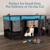 Dog Playpen - 43x34x23 Inch Puppy Kennel with Mesh Windows,