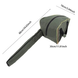 ViaGasaFamido Storage Bag for Chainsaws, Portable Oxford Chainsaw Carry Bag Holder for Protective Box for Lawn Mower (Green)