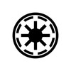 World Design Galactic Republic Symbol Notebook Car Laptop 5.5" (Black)