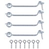 Heavy Duty Gate Hook and Eye Latch 3 Inch Stainless