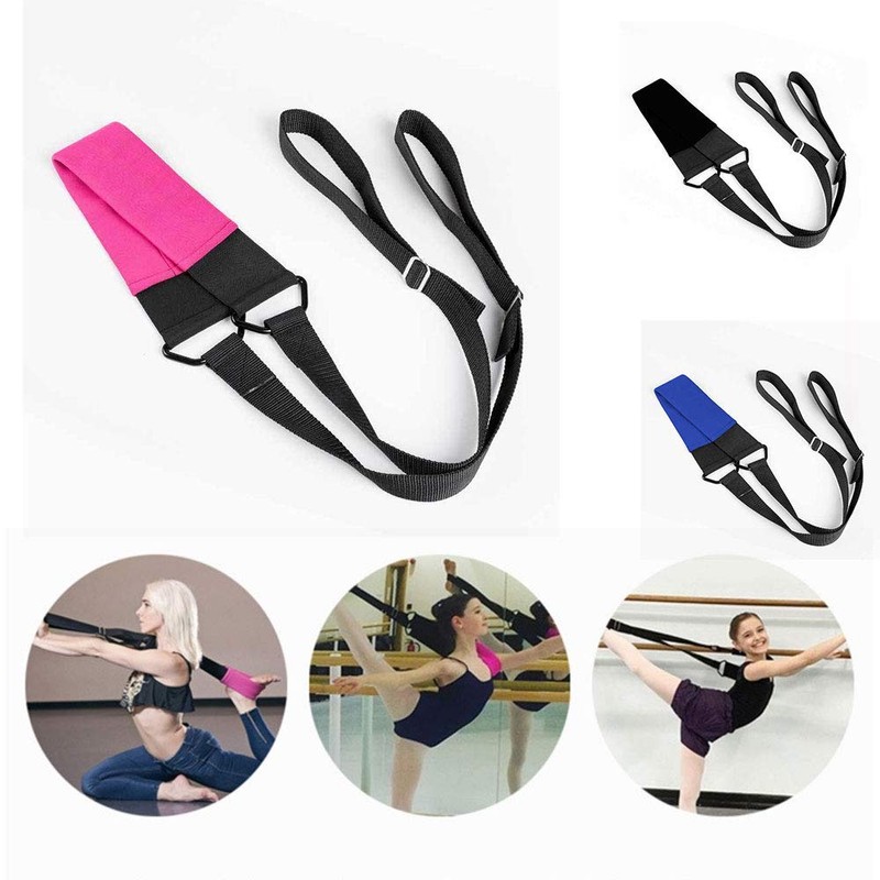 Red Yoga Belt Strap Ligament Strong Resistance Band for Stretching