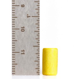 1000 Multicolor Cylinder Wood Beads 6mm x 12mm with 2mm Hole