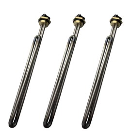 Xzionh 3pcs Titanium HE 90240 Screw-In Water Heater Element Suitable For Eco 27,Eco 36 Tankless Water Heater,9kw 240V Heating Element Replaces He 80240 RC04709024S SGB-2903 HA-P004 (3pcs he90240)