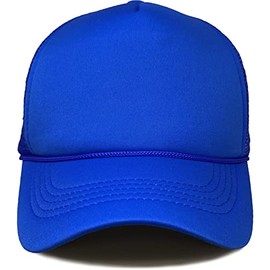 Funky Junque Foam Snapback Trucker Hat - Royal Blue