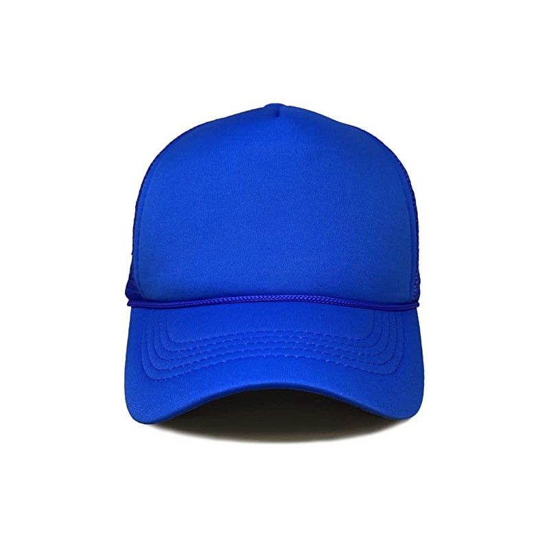 Funky Junque Foam Snapback Trucker Hat - Royal Blue