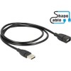 DeLOCK USB 2.0-A Stecker>female ShapeCable 35 cm - 83498