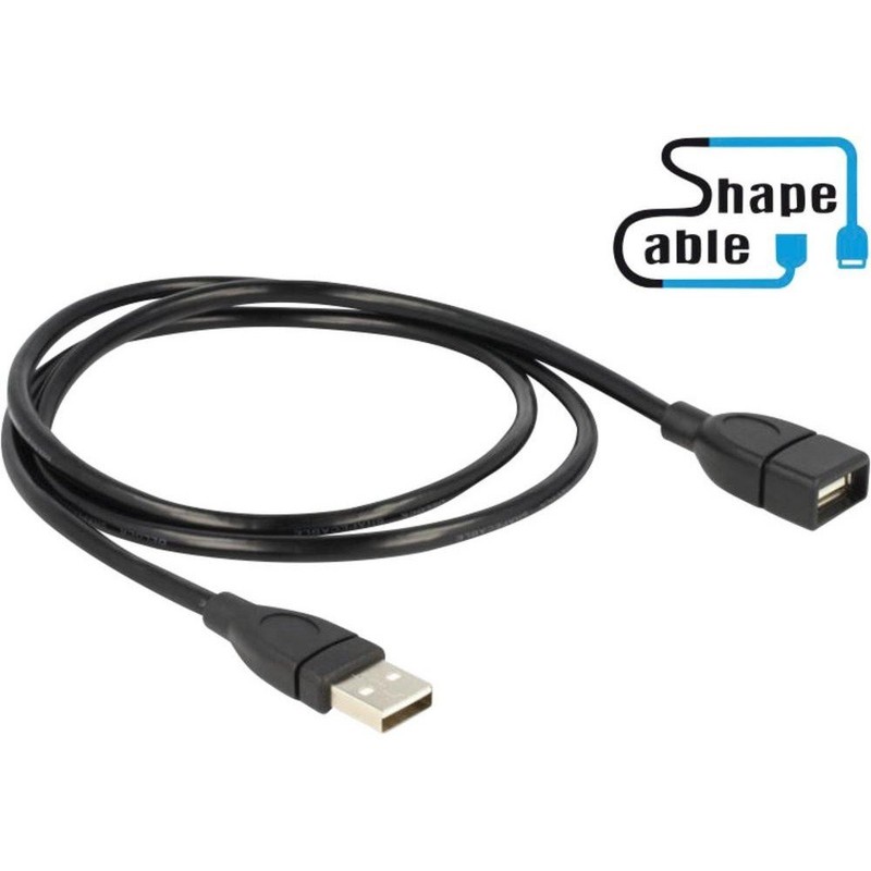 DeLOCK USB 2.0-A Stecker>female ShapeCable 35 cm - 83498