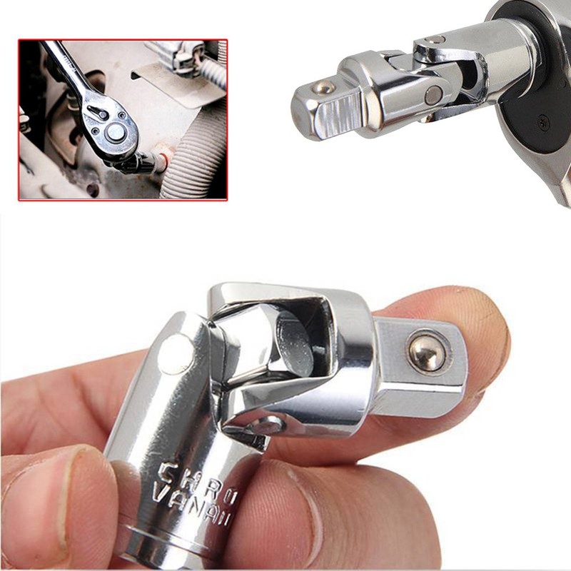 Gasea 3pcs 1/4" 3/8" 1/2" Drive Impact Universal Joint Socket