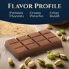 Eastanbul Dubai Chocolate Bar Pistachio, 2.5oz Mini Treat, Premium Pistachio