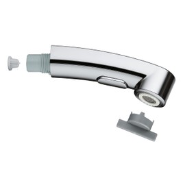 GROHE 46956000 Washing-Up Shower Head with Automatic Reset Chrome Laminar Spray
