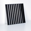 Miscasa Peel and Stick Black Mirror Strip Backsplash Tile, Self