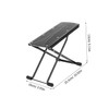 BIUDECO Practical Adjustable Folding Pedicure Stool Comfortable Foot Rest for