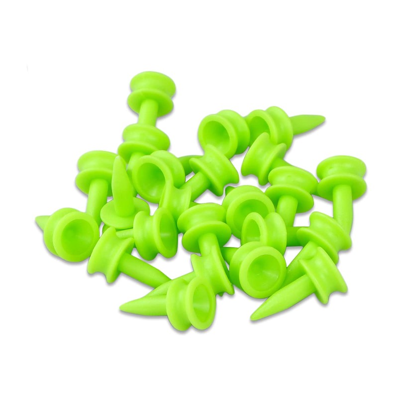 Zivisk Golf Tees Plastic 25MM 100 Count Small Green Golf
