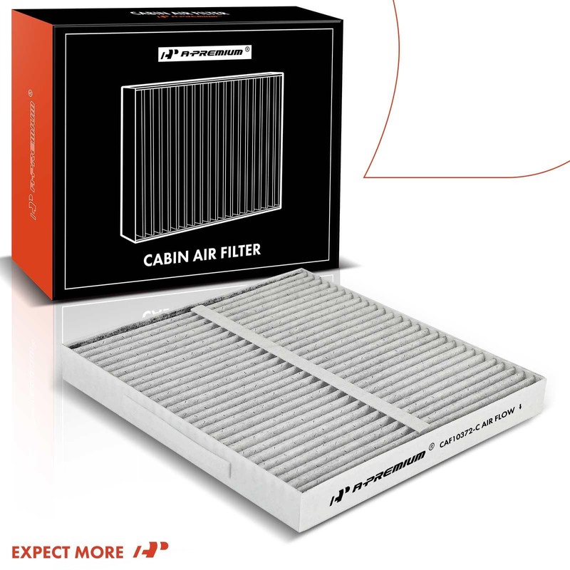 A-Premium - Filtro de aire de cabina de 2 piezas