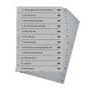 Folder Index for Car, Sophisticated Index for DIN A4 Folder,