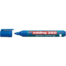 Sharpie Flip Chart Marker 380, Refillable Approximately 1.5 3 mm Blue