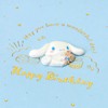 Sanrio BD257-5 614319 Grilling Greeting Card Birthday Celebration Cinnamorol and