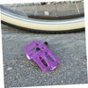 WOONEKY 2 Pairs Bicycle Pedals of Durable Pedals Bright Colors