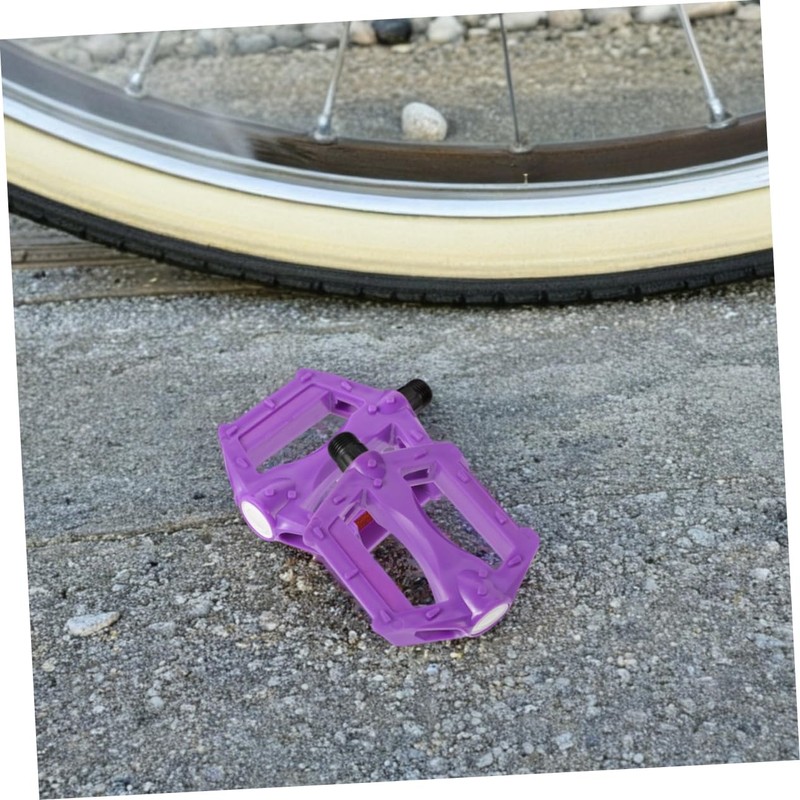 WOONEKY 2 Pairs Bicycle Pedals of Durable Pedals Bright Colors