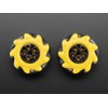 Robotics Kits for Educational Purposes Left & Right Mecanum Wheel Pair - 48 mm Diameter - TT Motor or Cross Axle (Pack of 2)
