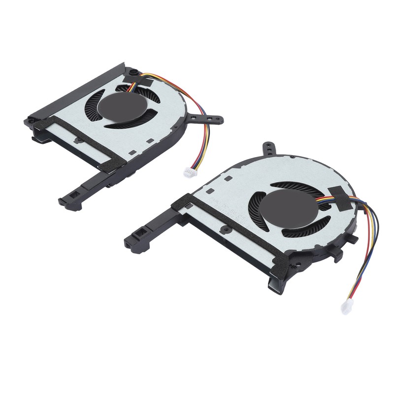 2pcs Laptop CPU GPU Cooling Fan 4 Pin Silent Efficient
