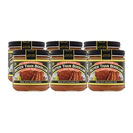 Better Than Bouillon Premium Ham Base, Made with Seasoned Ham, Blendable Base for Added Flavor, 38 Servings Per Jar, 8-Ounce Jar (Pack of 6)