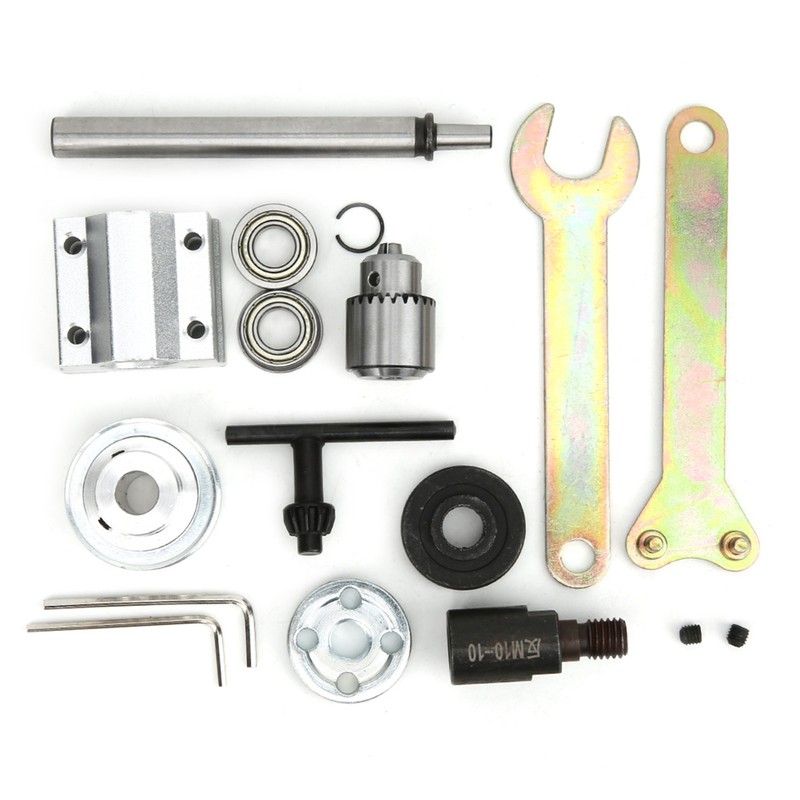 Unpowered Spindle Assembly DIY Woodworking Cutting Table Drill Accessory JTO