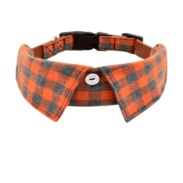 Cotton Dog Collar with Bowtie, Comfortable Adjustable Cute Lapel Design